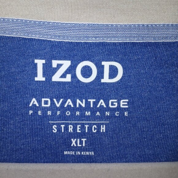 IZOD ADVANTANGE PERFORMANCE STRETCH 1\4 ZIP PULLOVER, SIZE XLT - Picture 4 of 5